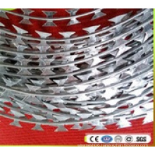 Hot Dipped Galvanized Concertina Razor Barbed Tape Wire (BTO-22)